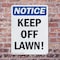 Signmission Keep Off Maintenance Access Only OSHA Notice Sign, Plastic, 7in W x 10in L, 2PK OS-2PACK-NS-P-710-V-13825 - alternate 5